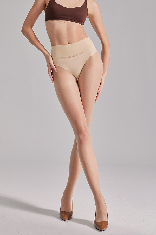Nahtlose hohe Wäschband -Strumpfhose