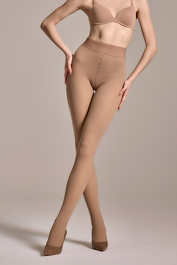 Transparente Fake-Strumpfhose aus Polyester – Illusion Sheer