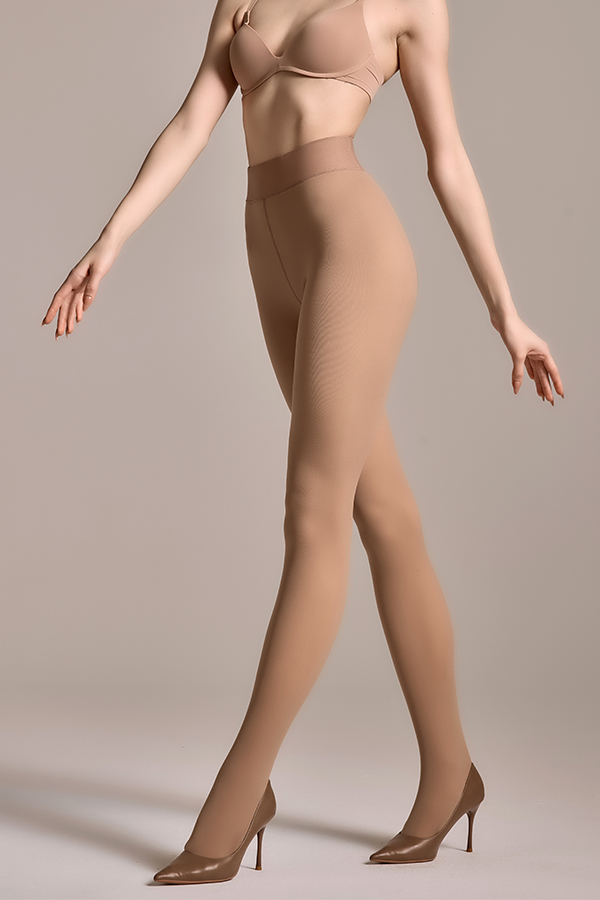 Transparente Fake-Strumpfhose aus Polyester – Illusion Sheer